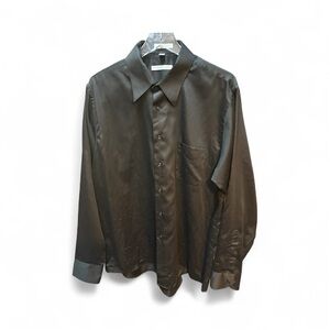 Geoffrey Beene Black Dress Shirt for Men